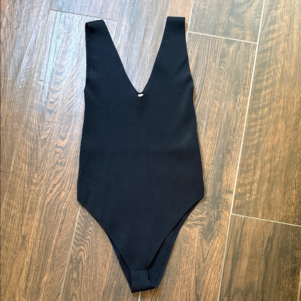 Lex/brown Black bodysuit size x-large